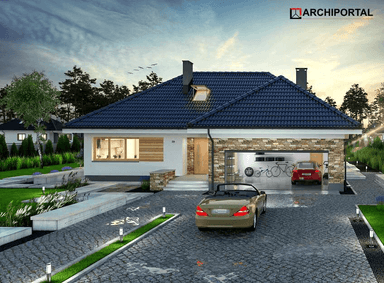 Wizualizacja domu jednorodzinnego Padme