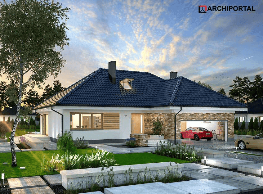 Wizualizacja domu jednorodzinnego Padme