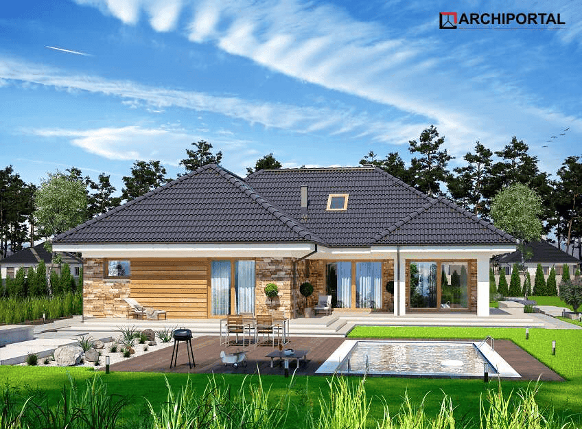 Wizualizacja domu jednorodzinnego Padme