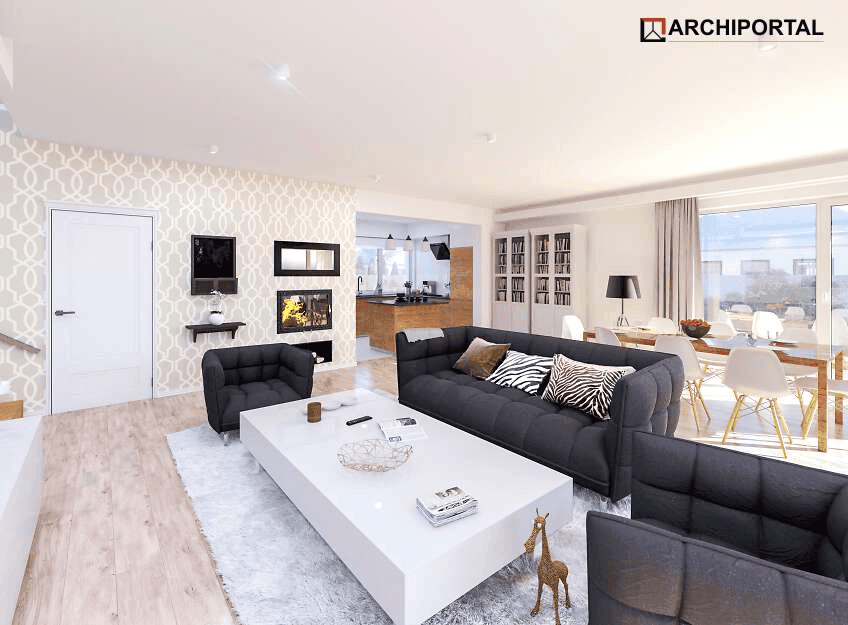 Wizualizacja domu jednorodzinnego Padme