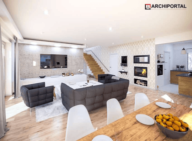 Wizualizacja domu jednorodzinnego Padme