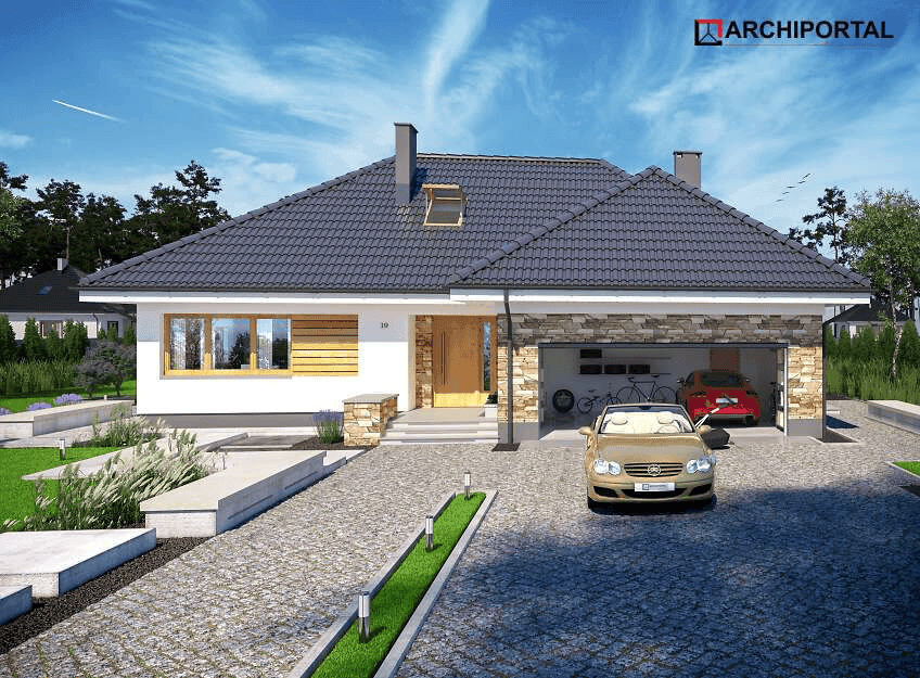 Wizualizacja domu jednorodzinnego Padme
