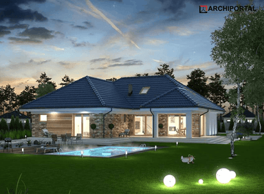 Wizualizacja domu jednorodzinnego Padme