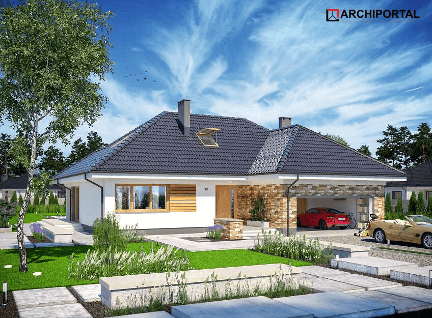 Wizualizacja domu jednorodzinnego Padme