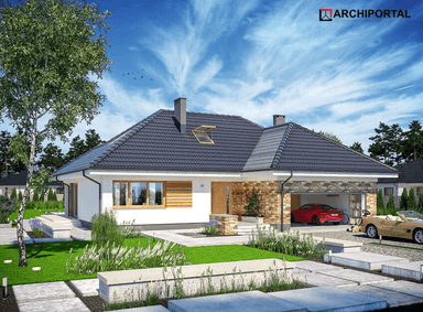 Wizualizacja domu jednorodzinnego Padme