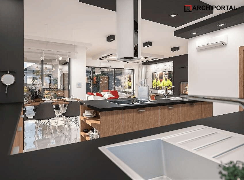 Wizualizacja domu jednorodzinnego Padme 3 B