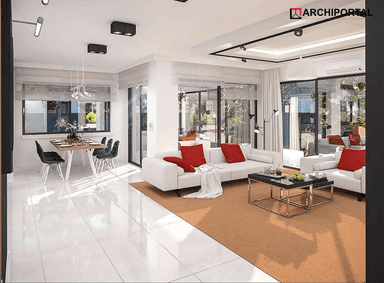 Wizualizacja domu jednorodzinnego Padme 3 B