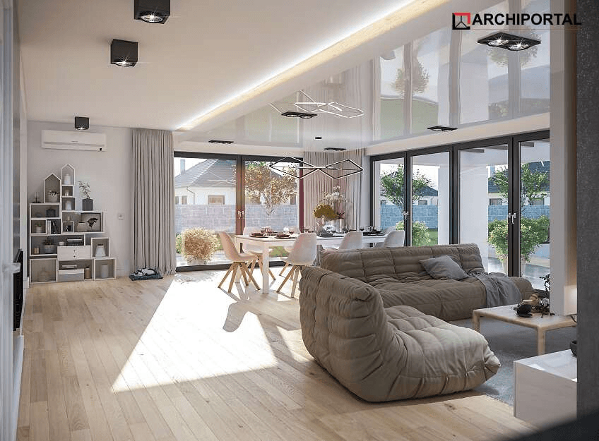 Wizualizacja domu jednorodzinnego Padme 4