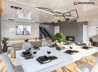 Wizualizacja domu jednorodzinnego Padme 4