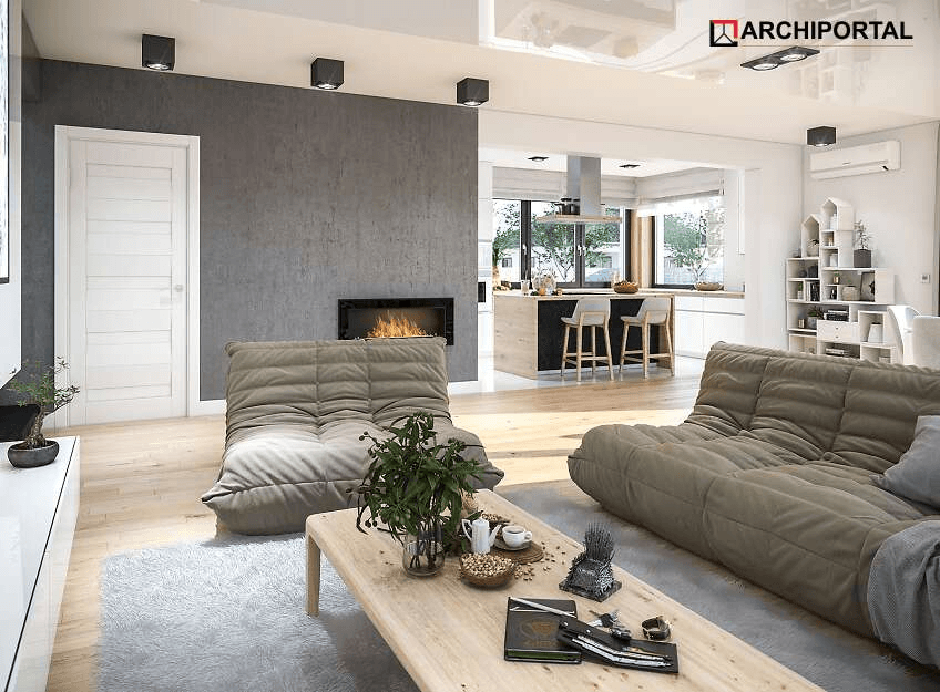 Wizualizacja domu jednorodzinnego Padme 4