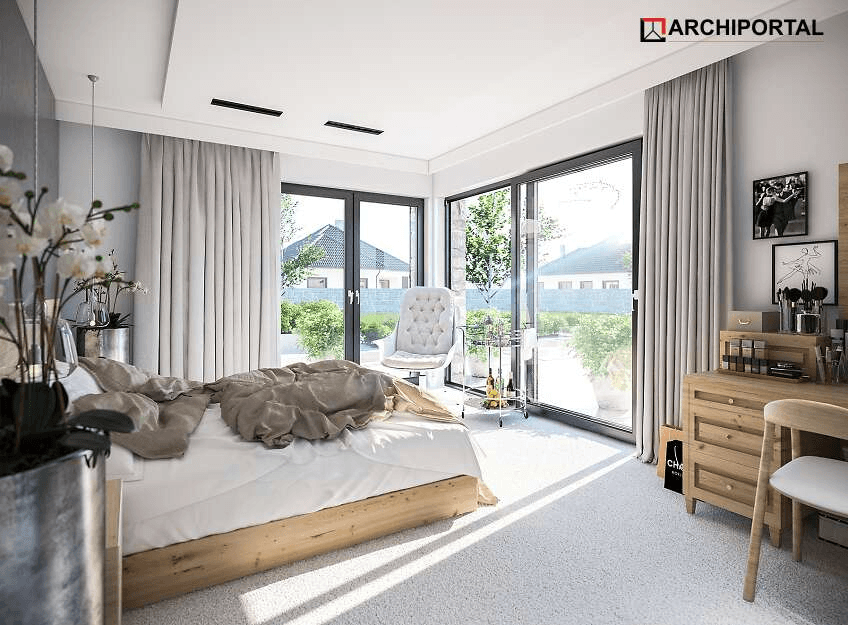 Wizualizacja domu jednorodzinnego Padme 4