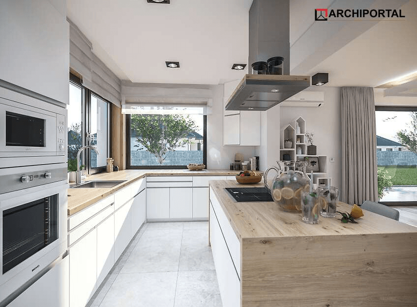 Wizualizacja domu jednorodzinnego Padme 4