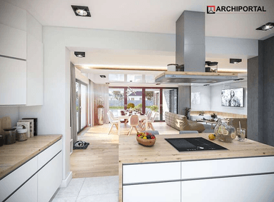 Wizualizacja domu jednorodzinnego Padme 4