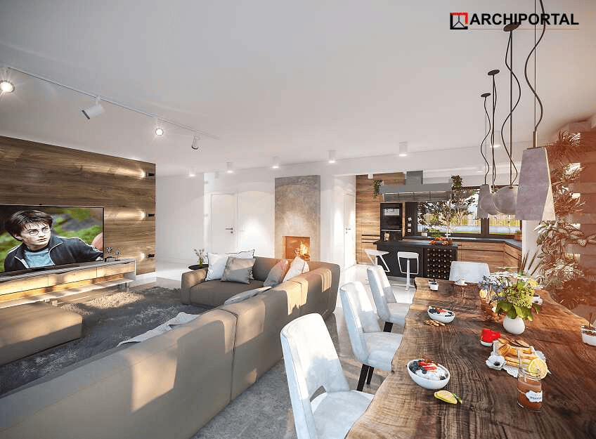 Wizualizacja domu jednorodzinnego Padme 5