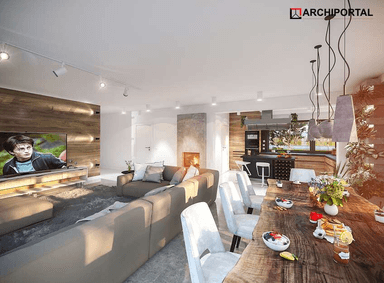 Wizualizacja domu jednorodzinnego Padme 5