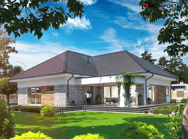 Wizualizacja domu jednorodzinnego Padme 5