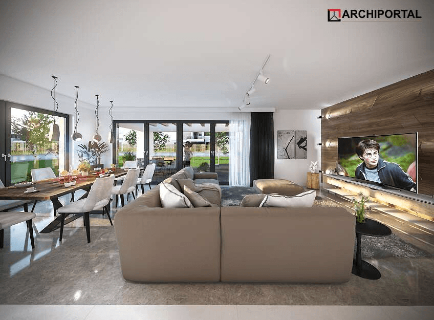 Wizualizacja domu jednorodzinnego Padme 5