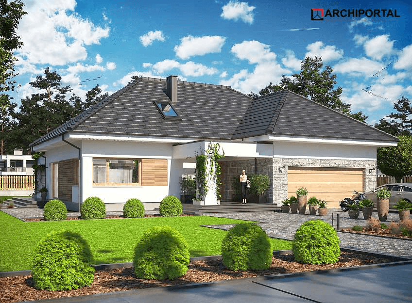 Wizualizacja domu jednorodzinnego Padme 5