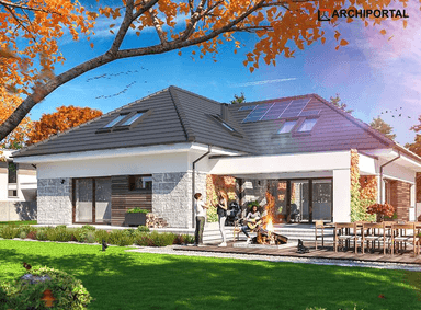 Wizualizacja domu jednorodzinnego Padme 6