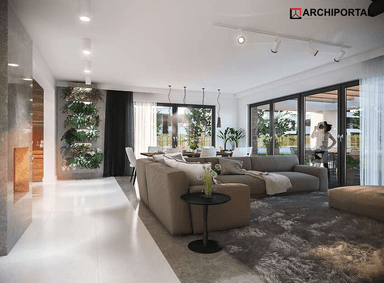 Wizualizacja domu jednorodzinnego Padme 6