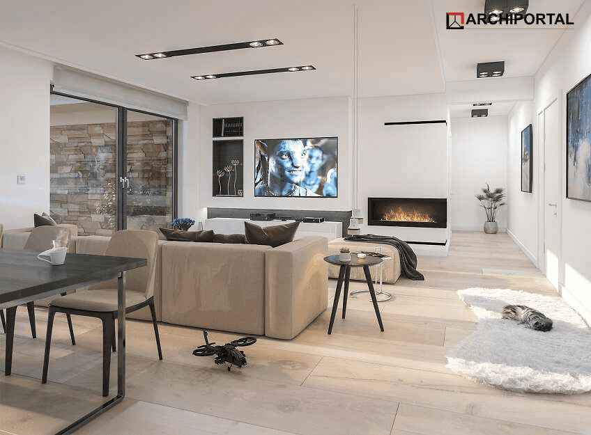 Wizualizacja domu jednorodzinnego Pandora