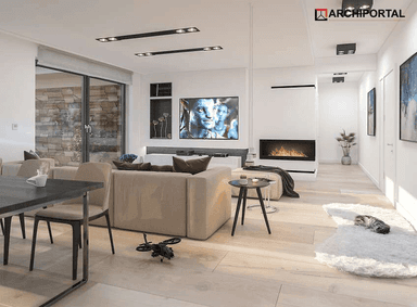 Wizualizacja domu jednorodzinnego Pandora