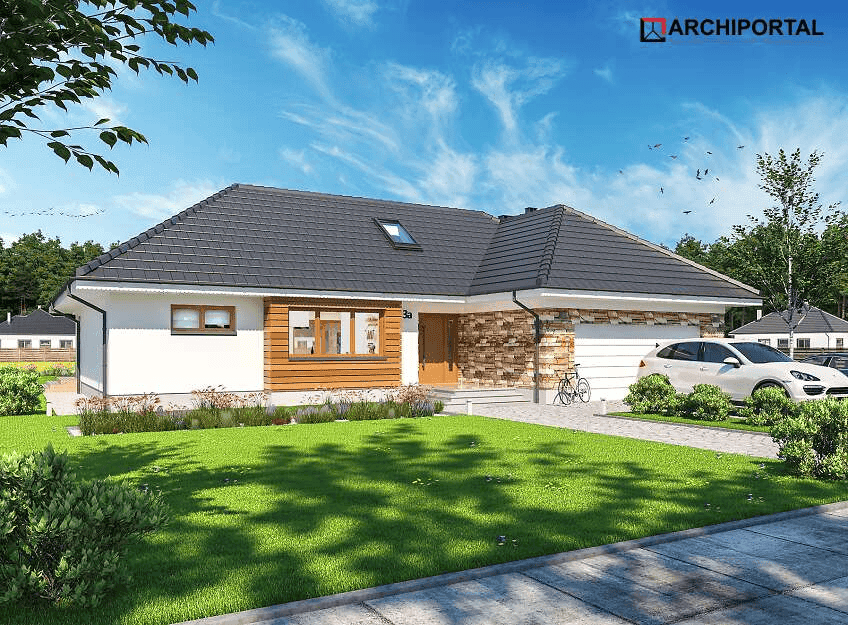 Wizualizacja domu jednorodzinnego Pandora