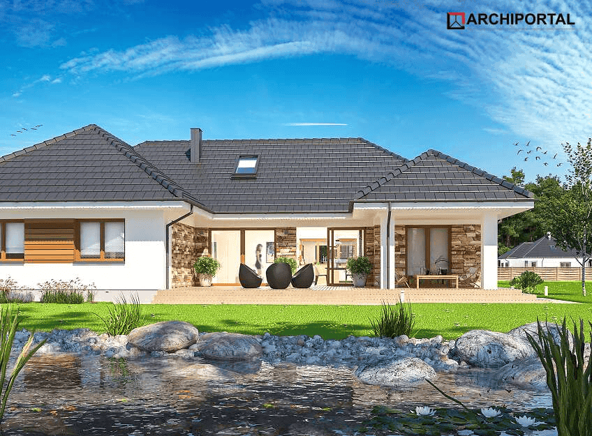 Wizualizacja domu jednorodzinnego Pandora