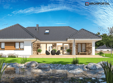 Wizualizacja domu jednorodzinnego Pandora