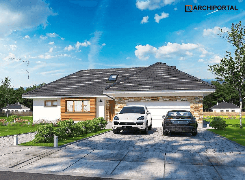 Wizualizacja domu jednorodzinnego Pandora