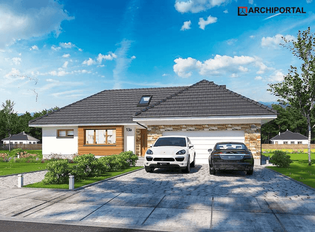 Wizualizacja domu jednorodzinnego Pandora