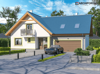 Wizualizacja domu jednorodzinnego Puk 2 G2