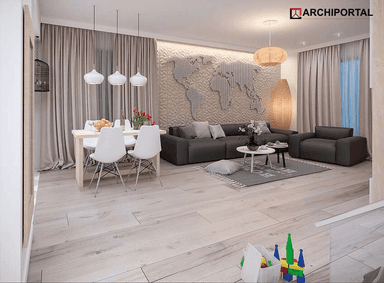 Wizualizacja domu jednorodzinnego Puk 3