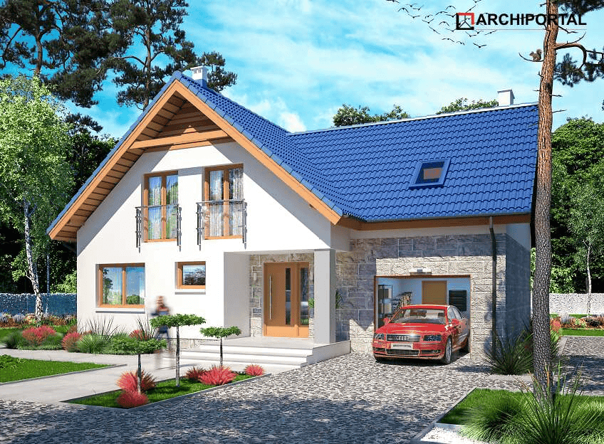 Wizualizacja domu jednorodzinnego Puk 3