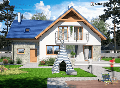 Wizualizacja domu jednorodzinnego Puk 3