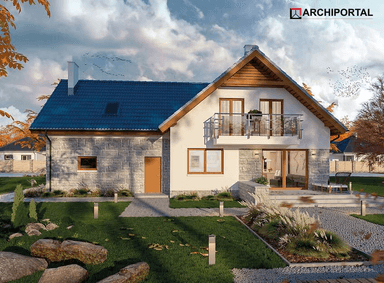 Wizualizacja projekt domu Puk 3 G2