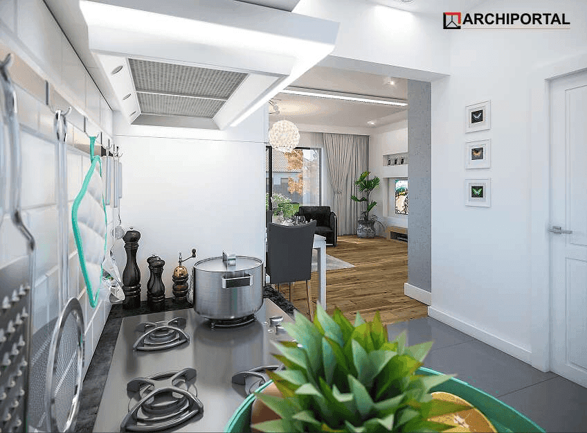 Wizualizacja domu jednorodzinnego Talent paliwo stałe