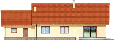 Elewacja tylna domu jednorodzinnego Tamara 2