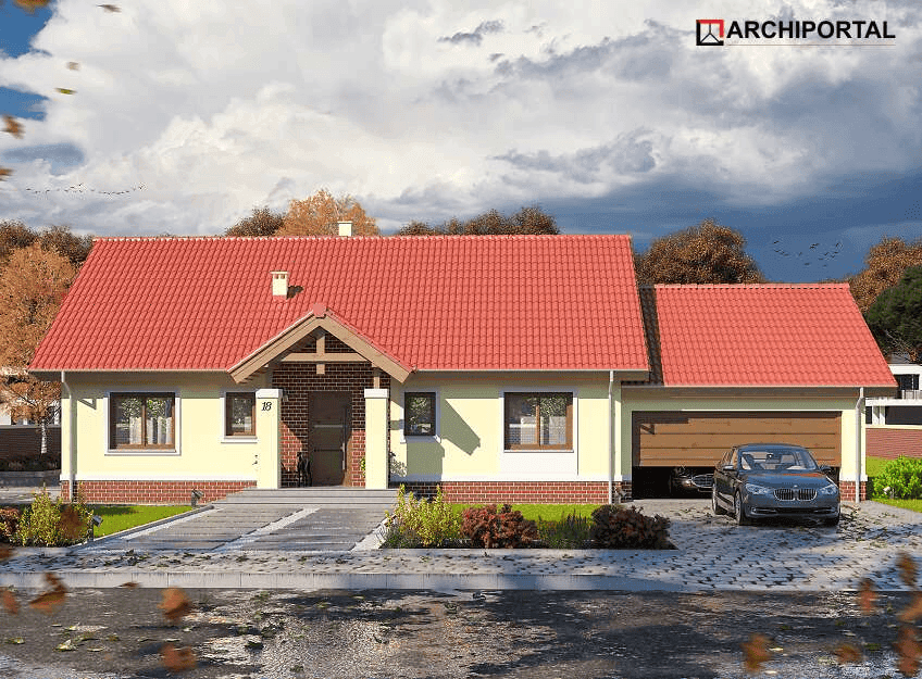 Wizualizacja domu jednorodzinnego Tamara 2