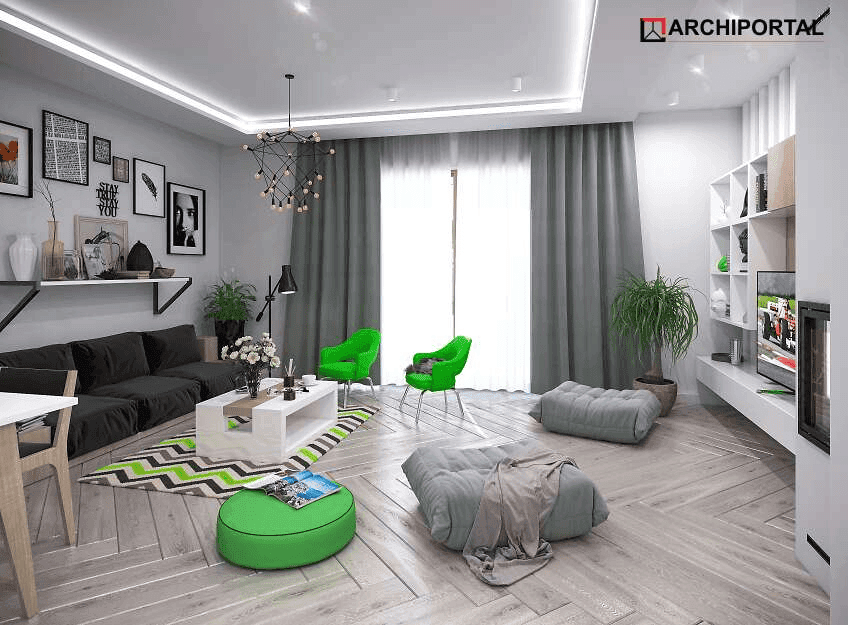 Wizualizacja domu jednorodzinnego Tamara