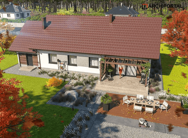 Wizualizacja domu jednorodzinnego Tamara 4