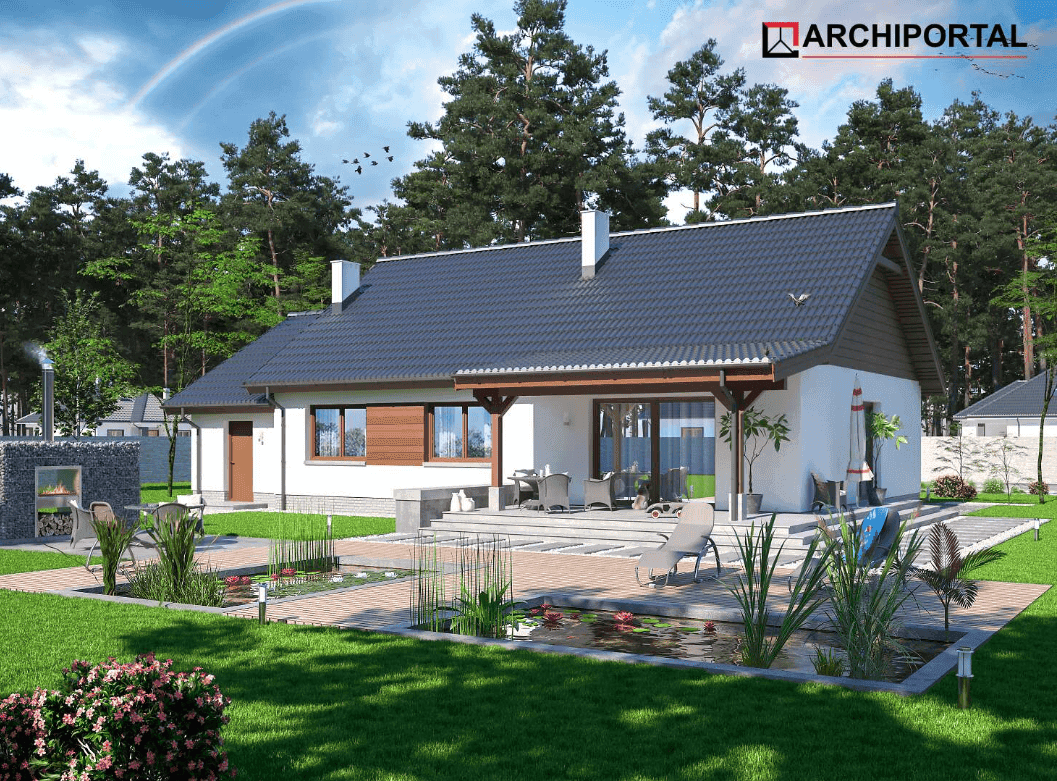 Wizualizacja domu jednorodzinnego Tamara Modern