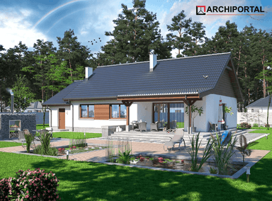 Wizualizacja domu jednorodzinnego Tamara Modern