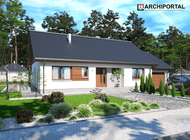 Wizualizacja domu jednorodzinnego Tamara Modern