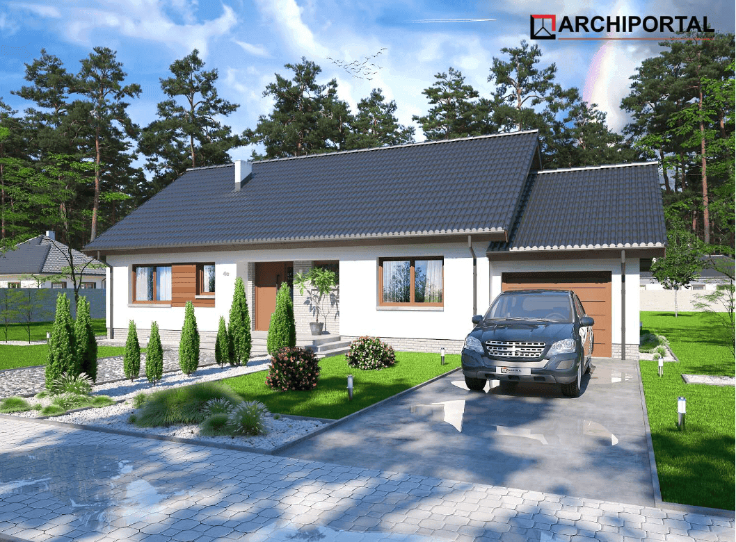 Wizualizacja domu jednorodzinnego Tamara Modern