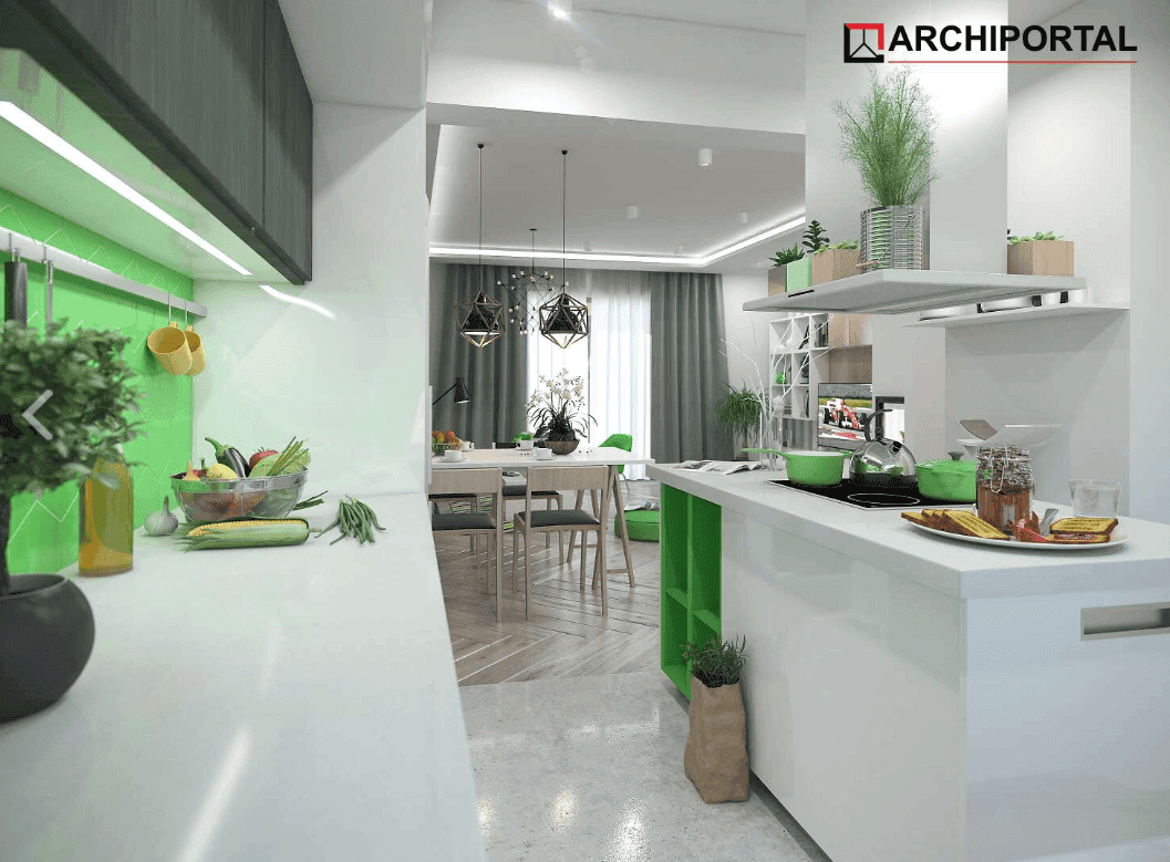 Wizualizacja domu jednorodzinnego Tamara Modern G2