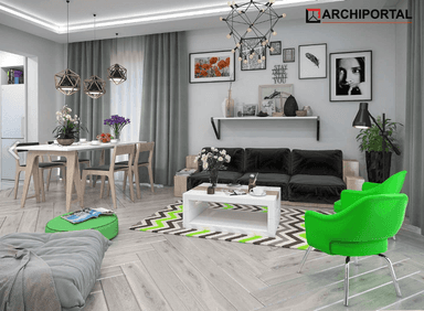 Wizualizacja domu jednorodzinnego Tamara Modern G2