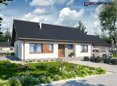 Wizualizacja domu jednorodzinnego Tamara Modern G2