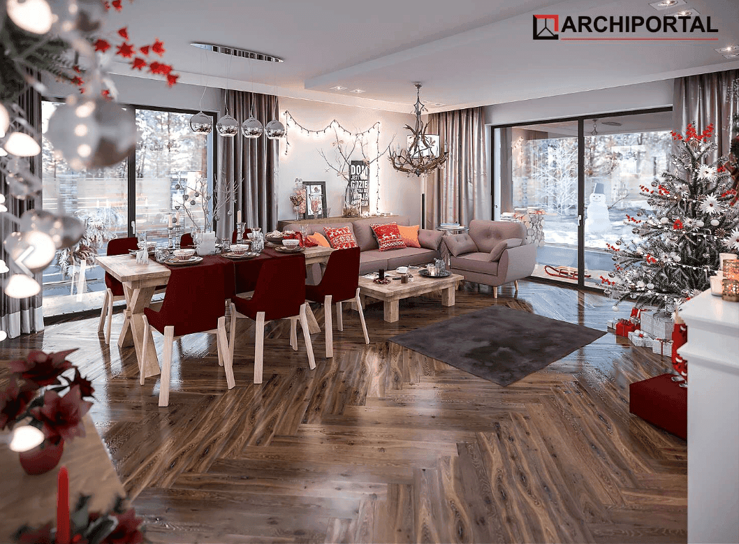 Wizualizacja domu jednorodzinnego Tamara Modern WZ G2