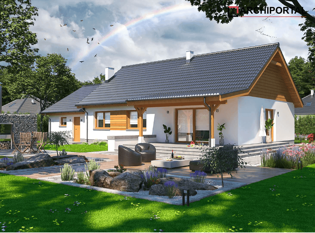 Wizualizacja domu jednorodzinnego Tamara Modern WZ G2